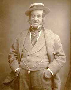 British Theatre Actor David James Old Woodburytype Photo Fehrenbach 1885
