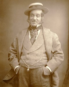 British Theatre Actor David James Old Woodburytype Photo Fehrenbach 1885