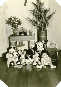 USA Hawaii Honolulu Japanese Baby Traditional Fashion Toys Bugs Bunny Photo 1948