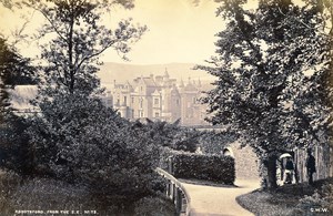 Scotland Abbotsford from South East Old Albumen Photo Wilson GWW 1875