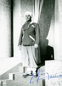 France Opera Lyric Tenor Jose Janson Old Photo Star Autograph 1935