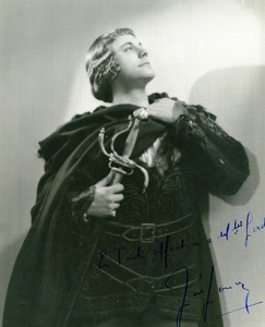 Belgium Opera Lyric Tenor Jose Janson Old Photo Max Autograph 1935