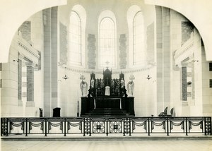 France Lille Architecture Detail Church Interior Altar Old Photo 1930
