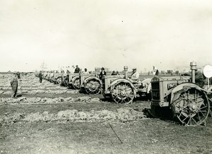 Italy Roma New Pavesi Tractors Agriculture Field Old Photo Luce 1930