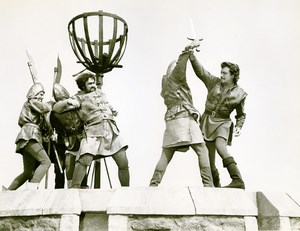 Ivanhoe Robert Taylor Cinema Middle Ages Medieval Movie Still Old Photo 1952