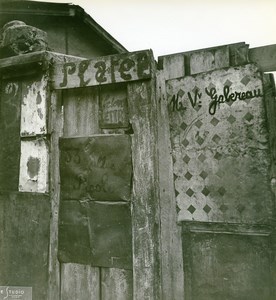 France Paris WWII War Occupation Shanty Town Porte Ivry Old Photo Nicolini 1942