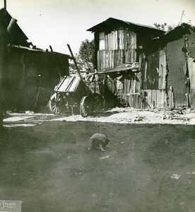 France Paris WWII War Occupation Shanty Town Porte Ivry Old Photo Nicolini 1942