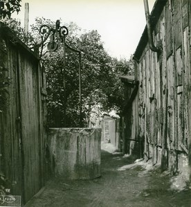 France Paris WWII War Occupation Shanty Town Porte Ivry Old Photo Nicolini 1942