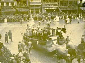 France Lille Great Historical Parade Char de Roubaix Old Photo Echo du Nord 1932