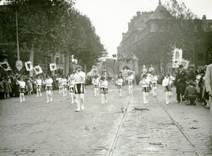 France Lille Great Historical Parade Fife Players Old Photo Echo du Nord 1932