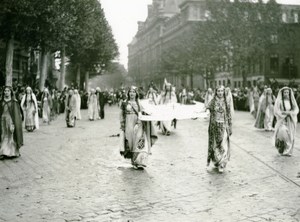 France Lille Great Historical Parade Thecle Roubaix Old Photo Echo du Nord 1932