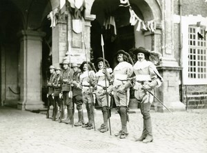 France Lille Great Historical Parade Guards Lancers Old Photo Echo du Nord 1932