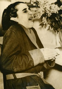 USA Philadelphie Violet Rey Constant Sneezing Fit Old Press Photo 1937