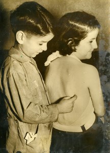 Cleveland Gloria Denoble Dermatographic urticaria Skin Disorder Press Photo 1949
