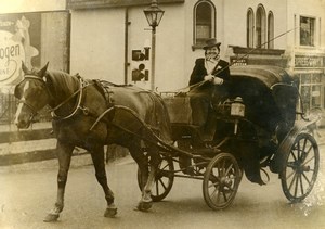United Kingdom London Rachel Dorange Horse Cab Driver Old Press Photo 1948