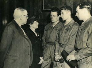 United Kingdom London Reception Cadet France Walter Owen Old Press Photo 1948