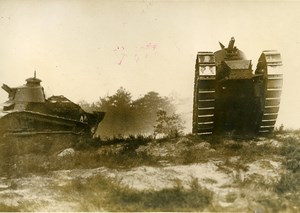 Belgium WWII Military Maneuvers Tanks War Old Press Photo 1939