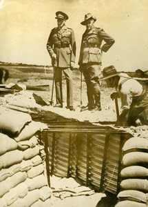 Australia Sydney Governor Lord Gowrie WWII Trench Old Press Photo 1939