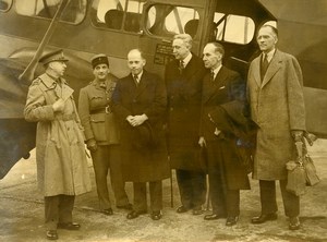 France WWII Le Bourget Airport Canadian Mission Old Press Photo 1940