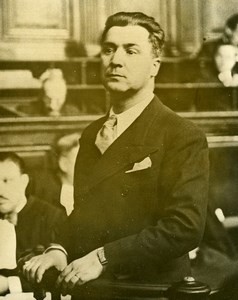 France Paris Stavisky Affair Trial Witness Mr Dupouy Old Press Photo 1935