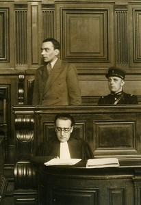 France Criminology Italian Killer Guglielmo Bravo Trial Old Press Photo 1936