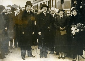 Poland Warsaw Visit of M Van Zeeland Political Old Press Photo 1936