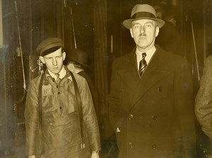 Belgian Minister Van Zeeland Paris Saint Lazare Train Station Press Photo 1938