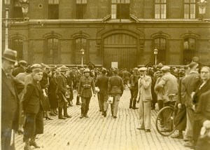 Belgium Brussels Caserne Mobilization of Reservists War Old Press Photo 1938