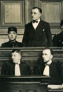 France Paris Criminology Emile Bosman Killer of Germaine Rambaud Old Photo 1939