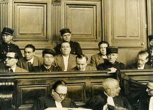 France Paris Criminology Andre Loiseau Dede la Boulange Trial Old Photo 1948