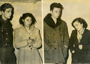 France Voiron Criminology Marius Boursat Murderers Old Photo 1949