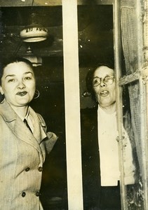 France Loudun Criminology Poisoner Marie Besnard Comes Home Old Photo 1954