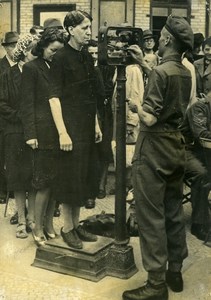 Germany Berlin Post War English Red Cross Health Check Old Photo 1945