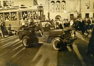 Germany Berlin Post War Anti Communist Demonstrations Old Photo 1948