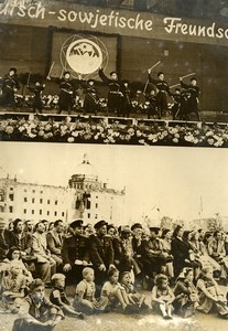 Germany Berlin Post War Georgians Singers Dancers Soviets Old Photo 1949