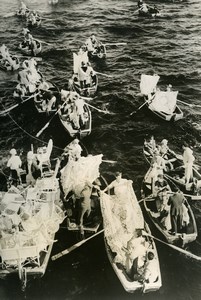 Portugal Madeira Nautical Hawkers Peddlers Cruise Ship Stop Old Photo 1939