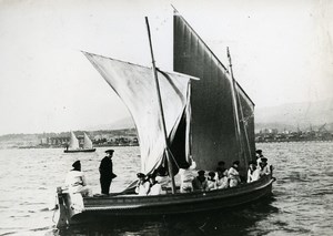 France Fort Lamalgue Naval School Sailors Sailboat Coal Shortage Old Photo 1958