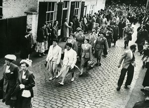 Netherlands Oirschot Twins Congress Parade Jumeaux Old Photo 1955