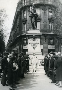 France Paris Death Anniversary of Shakespeare Old Manuel Photo 1937