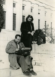 Switzerland Greek journalist Henri Polydefkis World Citizen Old Photo 1948