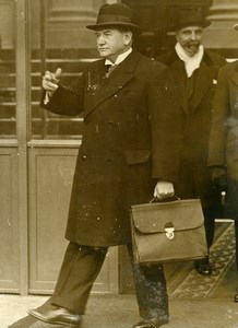 France Paris Elysee War Minister Edouard Daladier Political Old Photo 1933