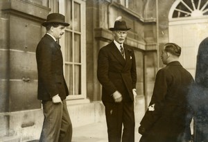 France Paris Sir Anthony Eden & Ambassador George Clerk Old Photo 1935