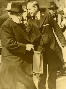 United Kingdom London Edouard Daladier at 10 Downing Street Old Photo 1938