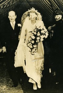 United Kingdom Ellesborough Miss Janet Attlee Wedding Clement Attlee Photo 1947