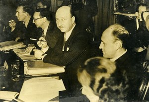 United Kingdom London French Diplomat Mr de Saint Hardouin Old Photo 1947