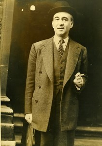 United Kingdom London French Diplomat Herve Alphand Old Photo 1948