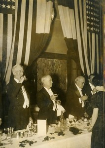 France Paris Banquet of the American Club in honor of Washington Old Photo 1936