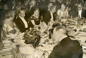 France Paris Orsay Jubilee Banquet of Senator Henri Berenger Old Photo 1938