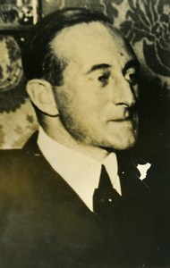 Portrait of the German Ambassador in Brazil Karl Ritter Old Photo 1938