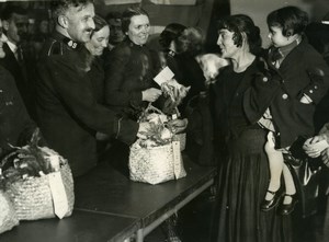 France Paris Gustave Isely Charity day at Salvation Army Old Photo 1938